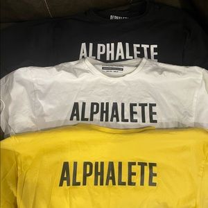 Alphalete Crop Shirts Sz Sm
